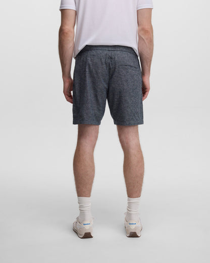Hemp Joshua Short — Midnight Blue Heather by Tentree — view 3