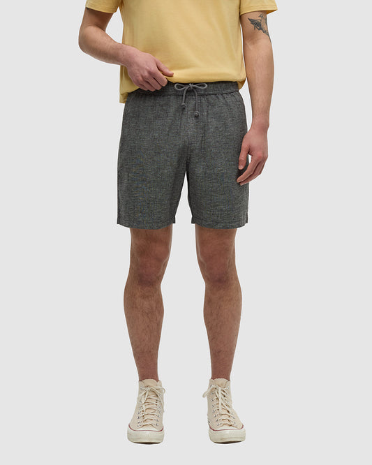 Hemp Joshua Short — Graphite Heather by Tentree