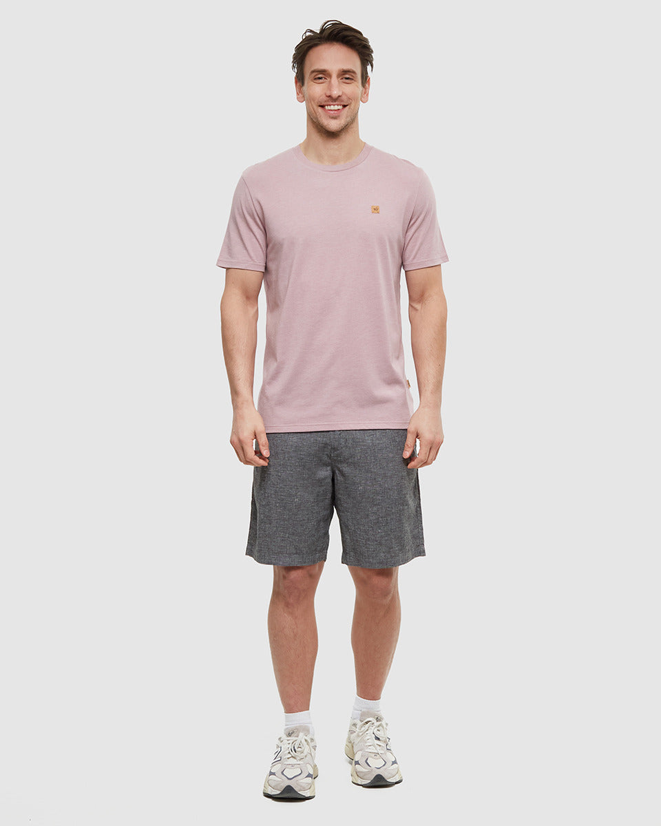 Hemp Latitude Short — Graphite Heather by Tentree — view 2
