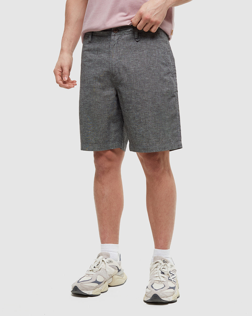 Hemp Latitude Short — Graphite Heather by Tentree