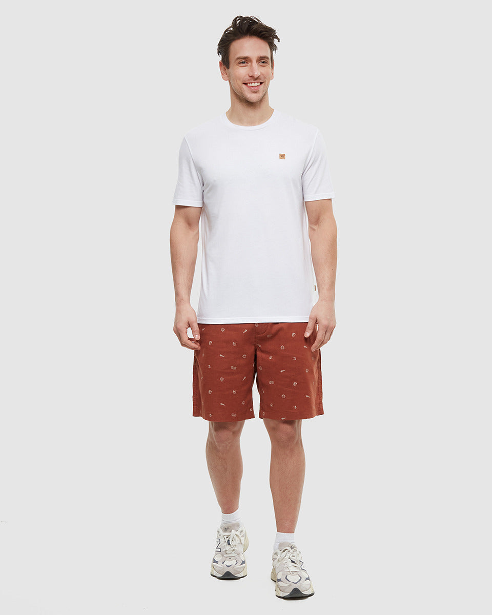 Hemp Latitude Short — Sequoia Pale Oak by Tentree — view 2