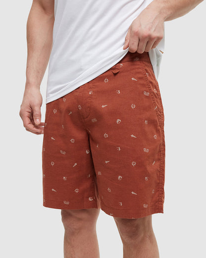 Hemp Latitude Short — Sequoia Pale Oak by Tentree — view 4