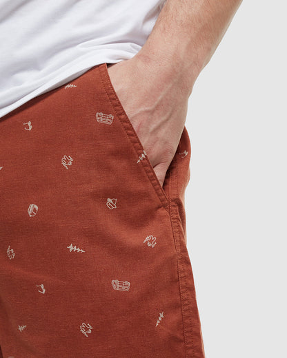 Hemp Latitude Short — Sequoia Pale Oak by Tentree — view 5