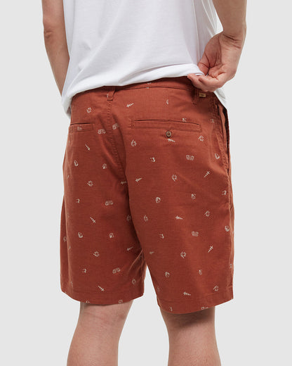 Hemp Latitude Short — Sequoia Pale Oak by Tentree — view 6