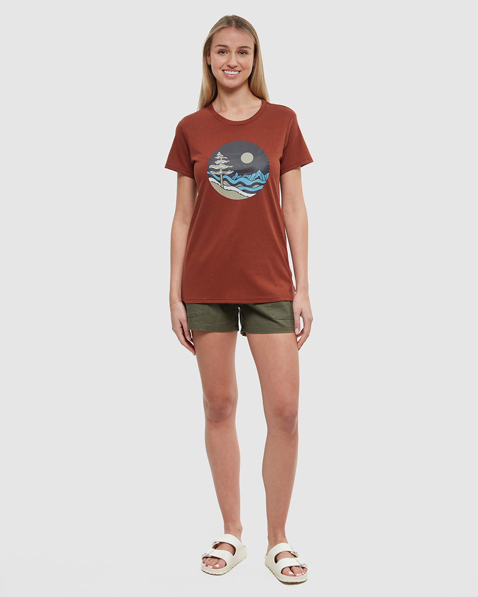 Hemp Stretch Instow Short — Deep Olive by Tentree — view 2