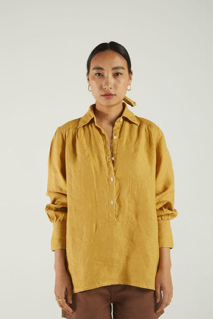 Summer Shirt in Mustard