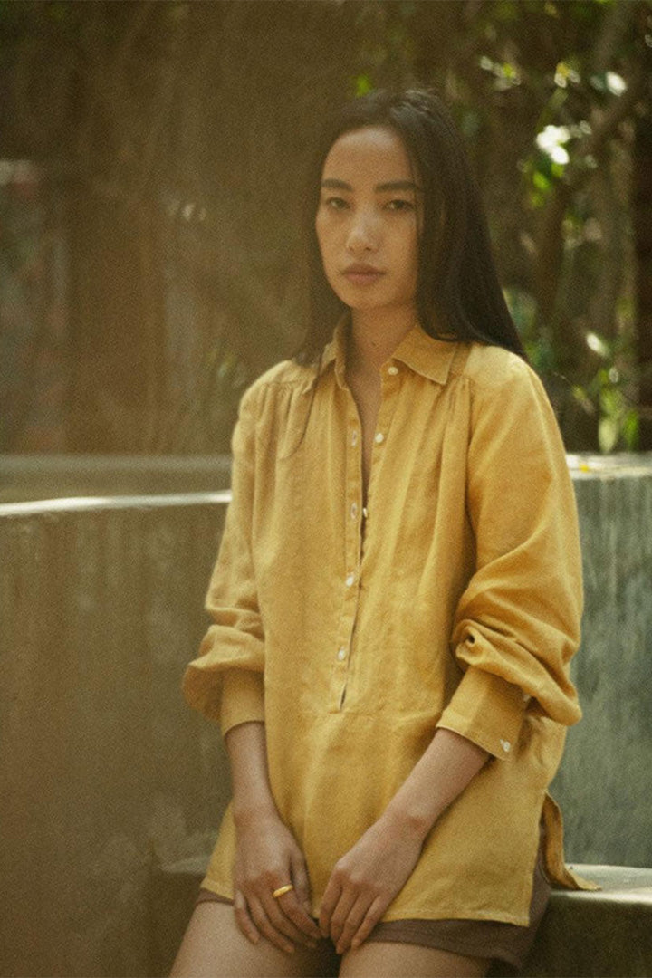 Summer Shirt in Mustard