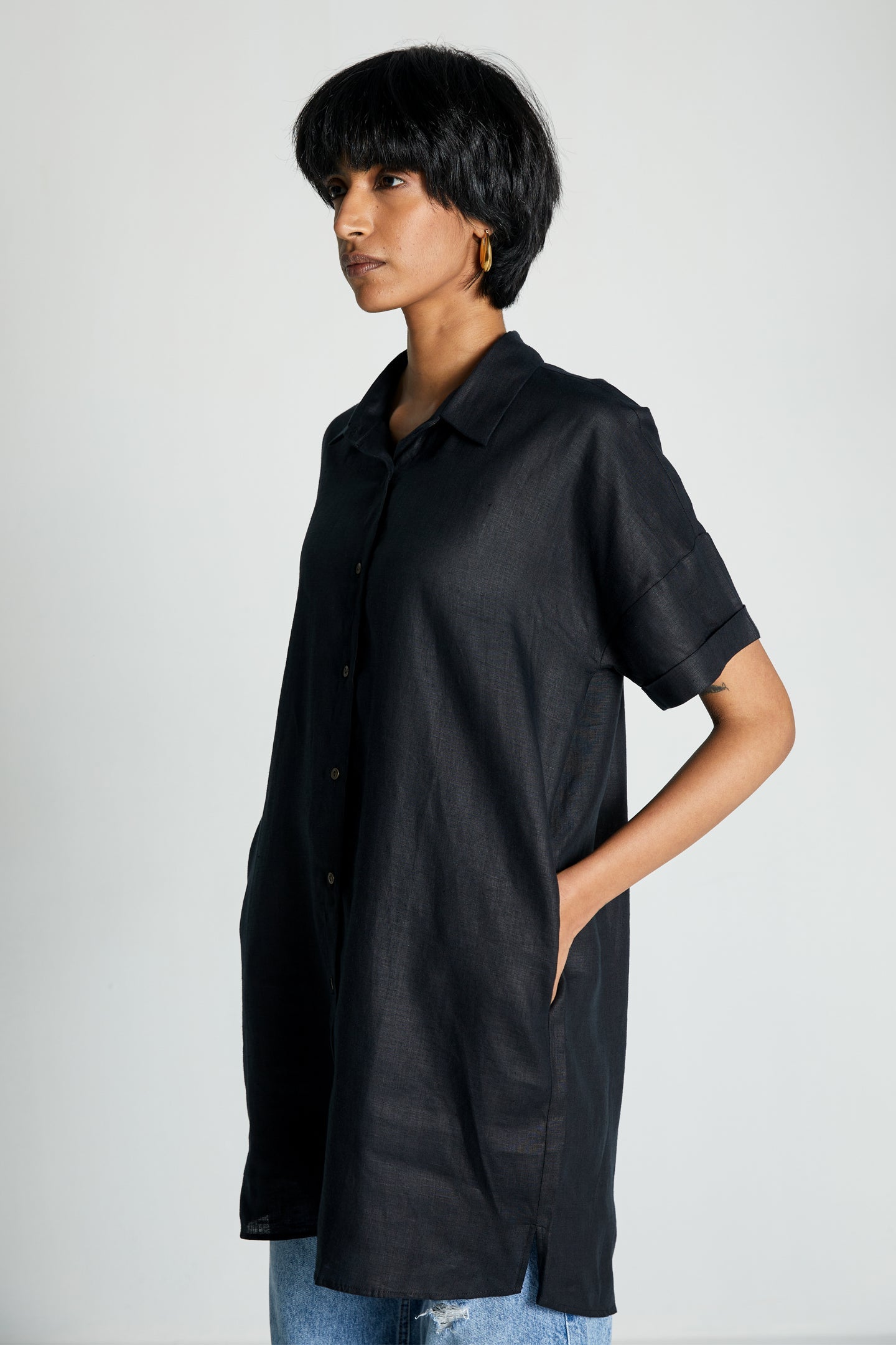 The Everyday Shirt in Black