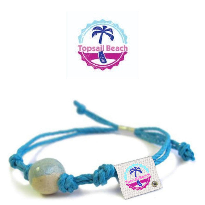 Topsail Island, North Carolina Sand Bead Bracelet by Earth Bands