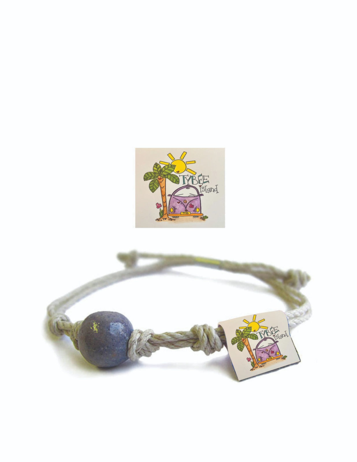 Tybee Island, Georgia Sand Bead Bracelet by Earth Bands