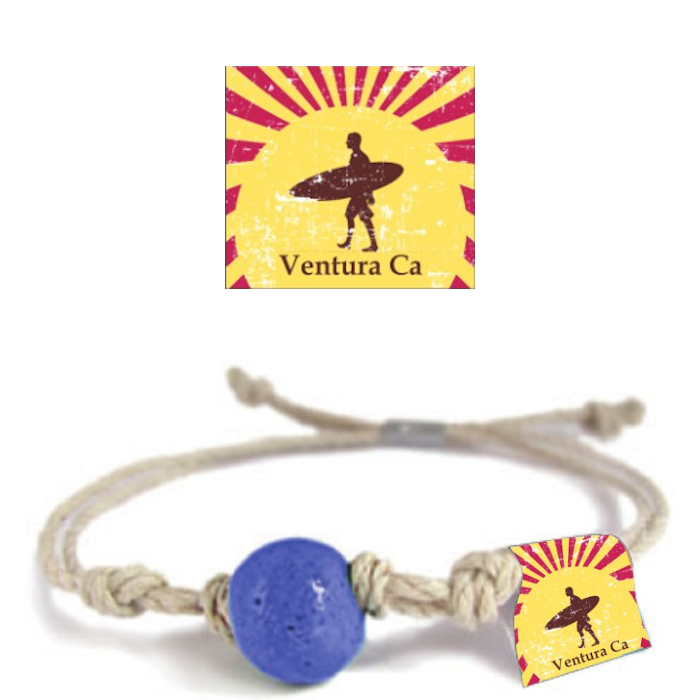 Ventura, California Sand Bead Bracelet by Earth Bands