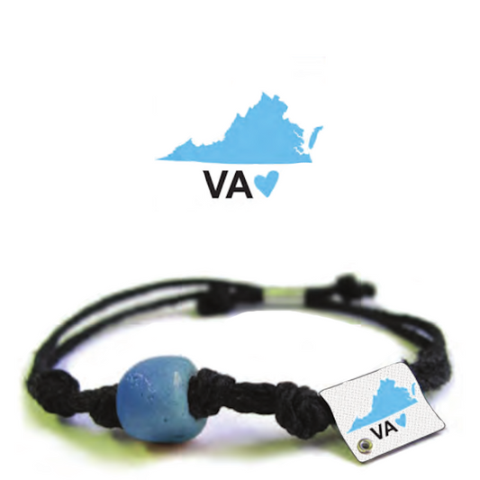 Virginia Sand Bead Bracelet by Earth Bands