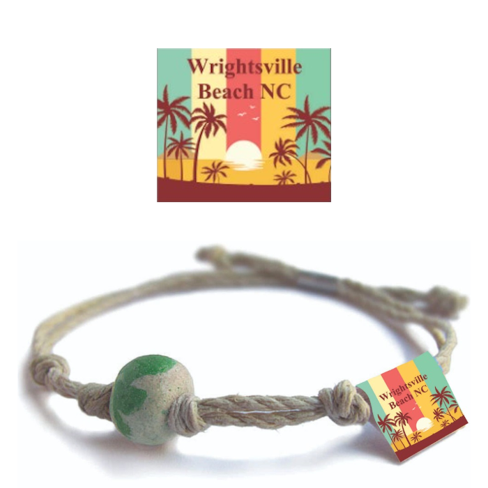 Wrightsville Beach, North Carolina Sand Bead Bracelet by Earth Bands