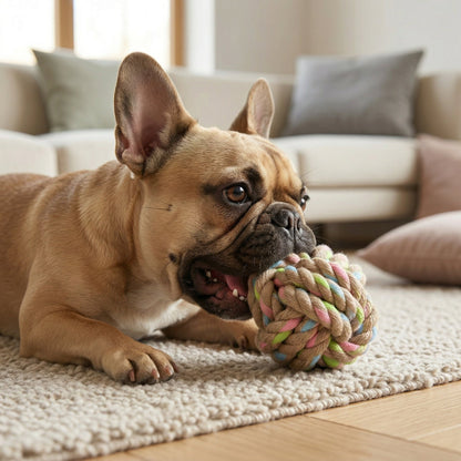 Rainbow Hemp Knot Ball