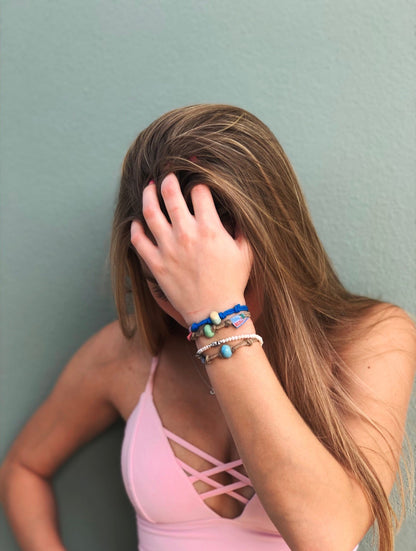Padre Island, Texas Sand Bead Bracelet by Earth Bands — view 6