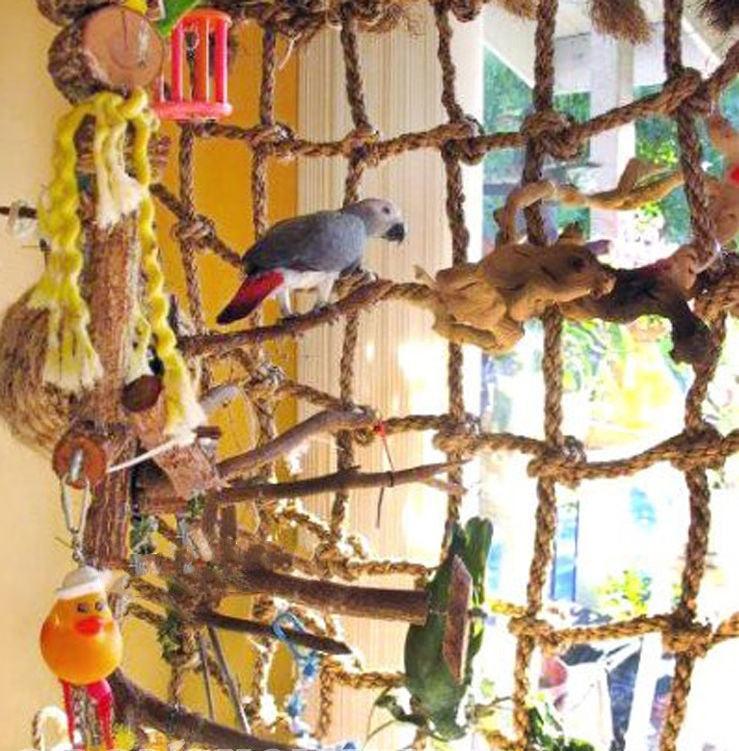 Bird's Nest Hemp Rope Climbing Net