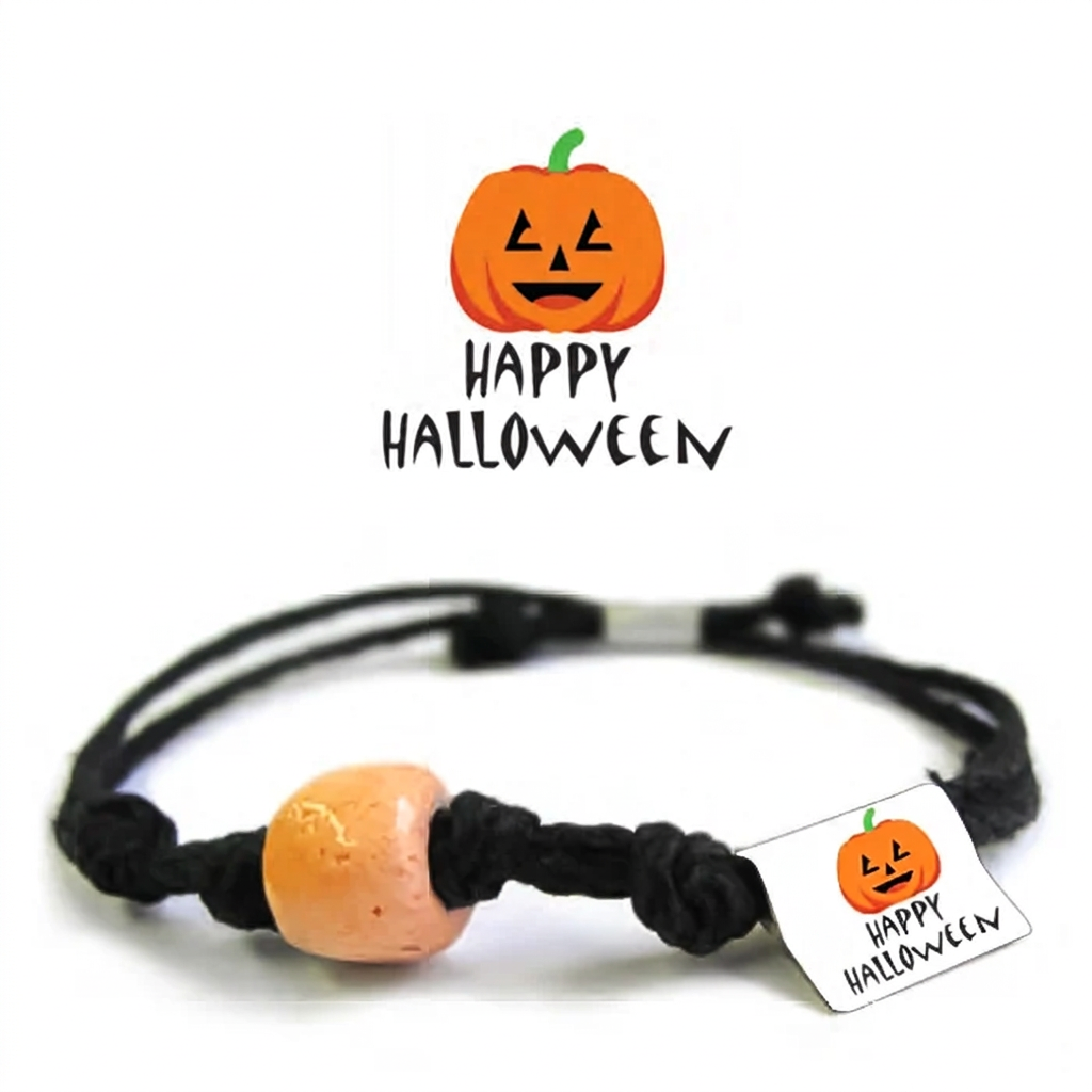 Halloween Pumpkin Bracelet by Earth Bands