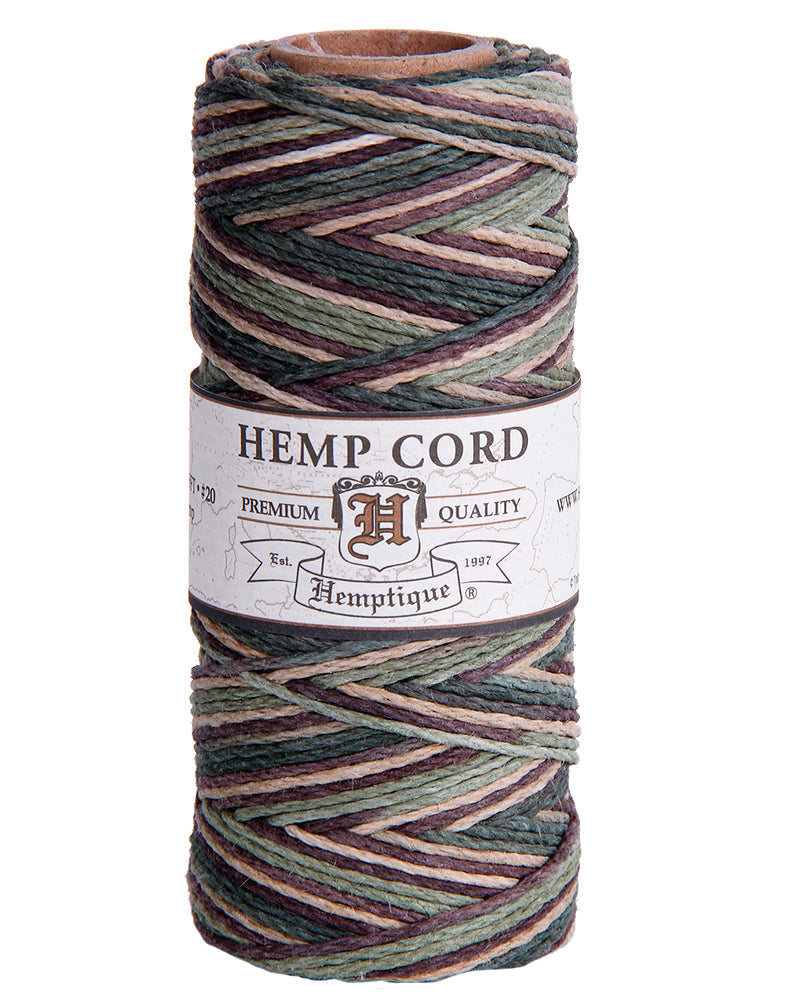 #20 (1mm) Variegated Hemp Cord Spools