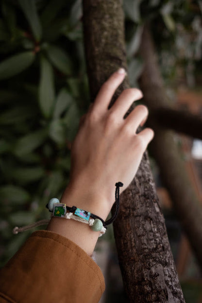 San Juan Islands, Washington Sand Bead Bracelet by Earth Bands — view 2
