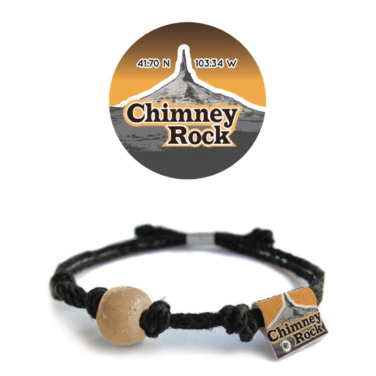 Chimney Rock, Nebraska Sand Bead Bracelet by Earth Bands
