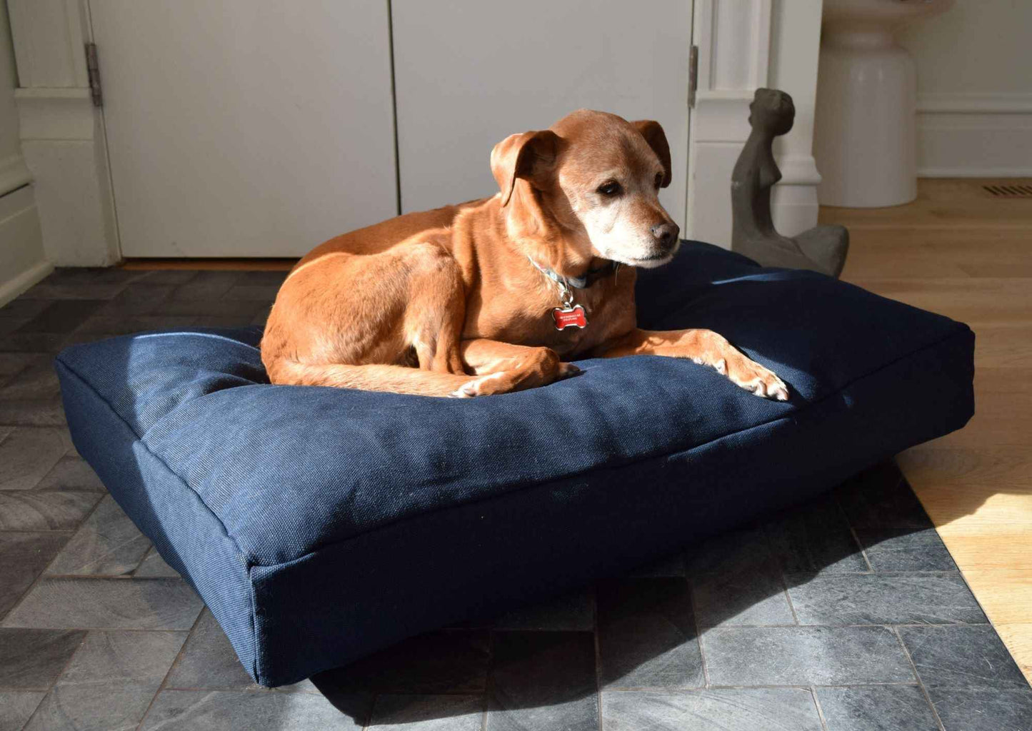 Hemp Dog Bed with CertiPUR-US Foam Fill