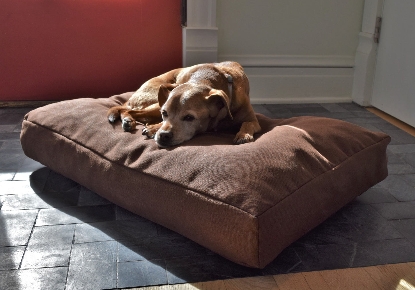 Hemp Dog Bed with CertiPUR-US Foam Fill