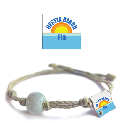 Destin Beach Florida Sand Bead Bracelet by Earth Bands