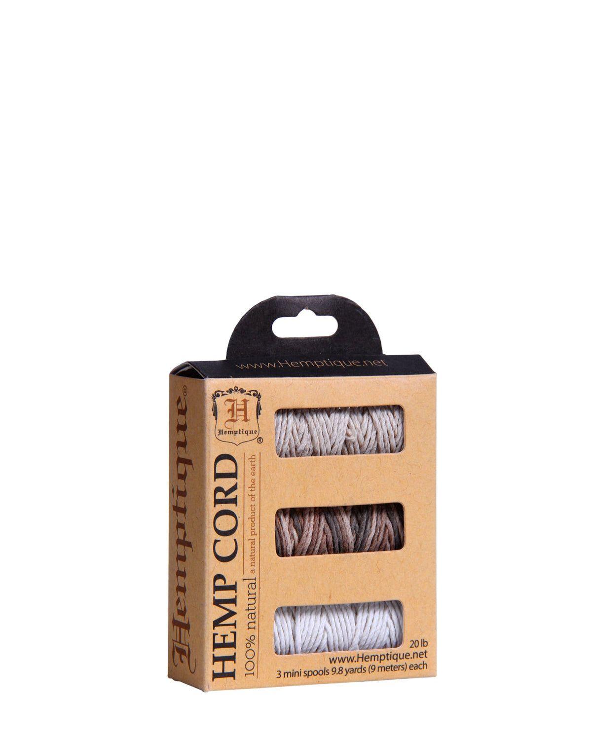 #20 Hemp Cord 3-Pack Mini Spools