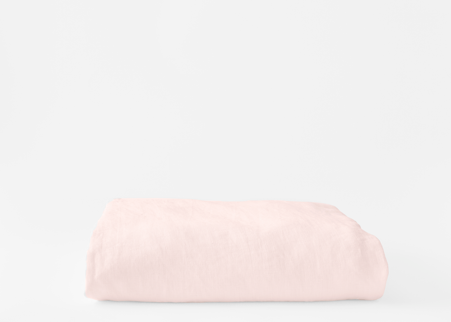 Hemp Duvet Cover in Rosewater