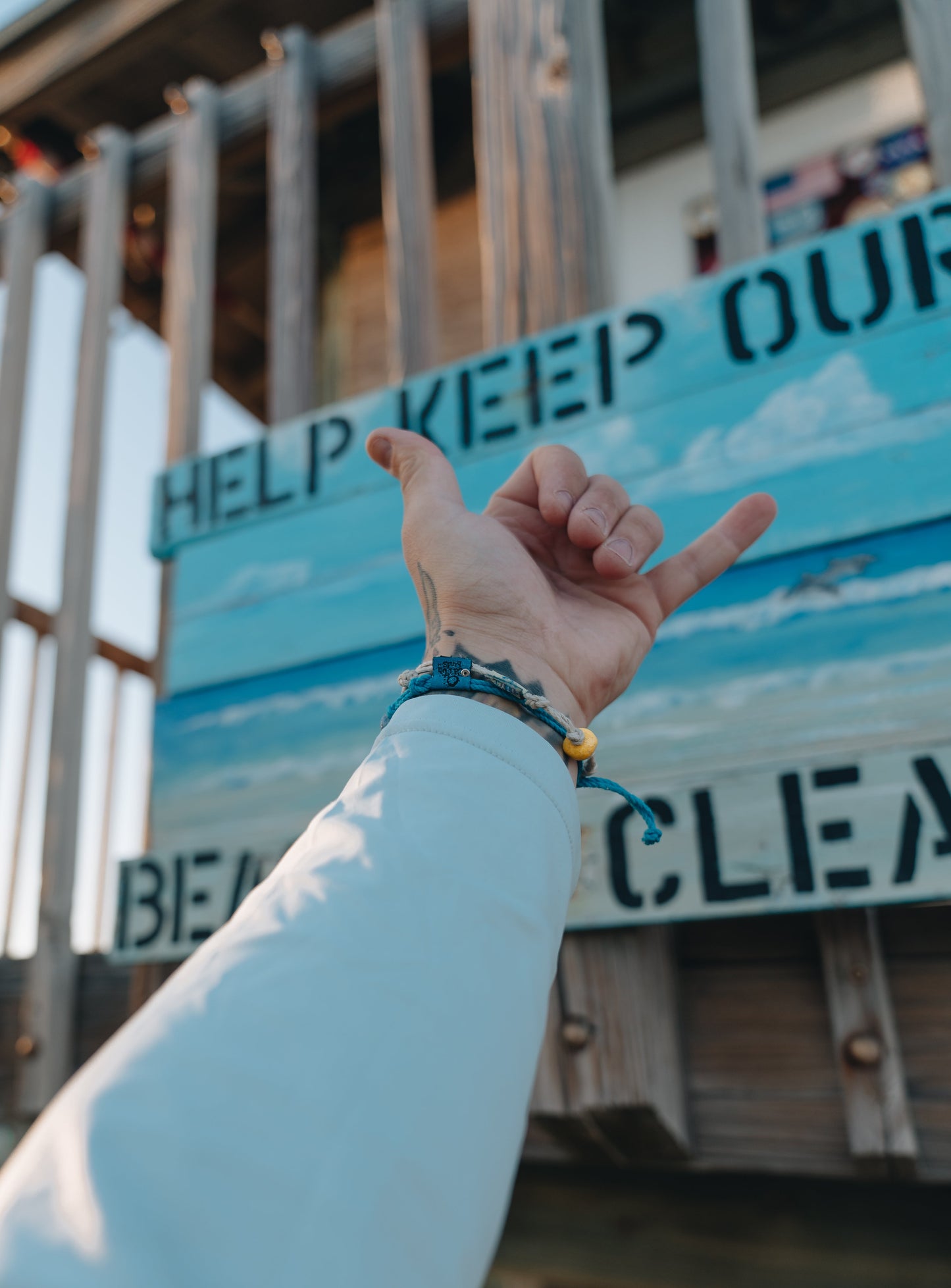 New Smyrna Beach Florida Sand Bead Bracelet by Earth Bands — view 2