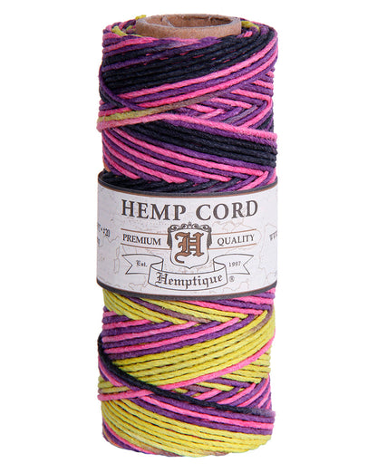 #20 (1mm) Variegated Hemp Cord Spools