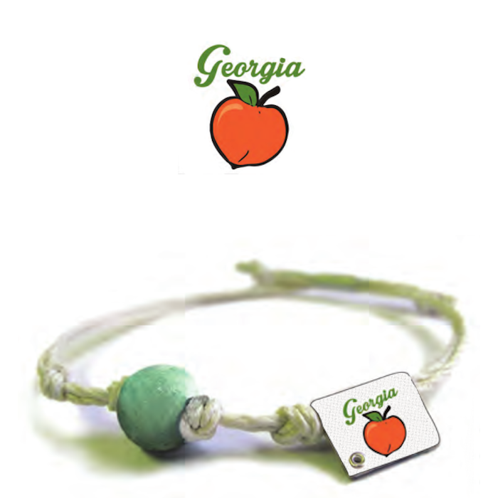 Georgia Sand Bead Bracelet by Earth Bands