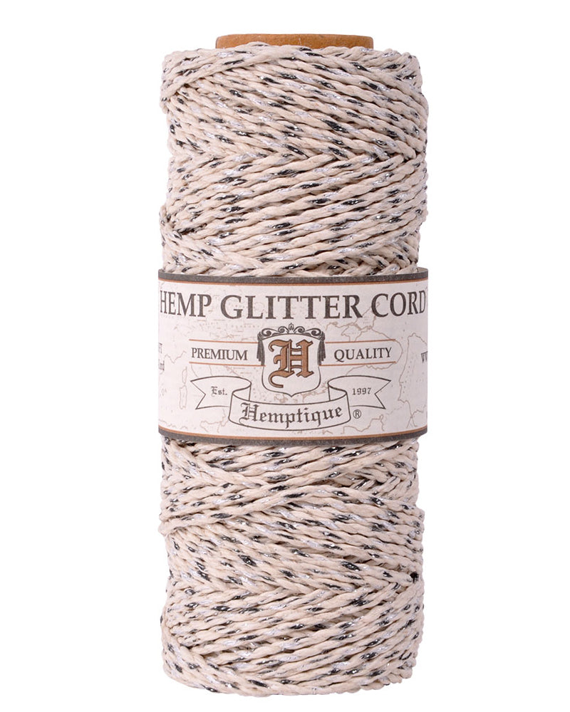 Hemp Cord Spools Glitter