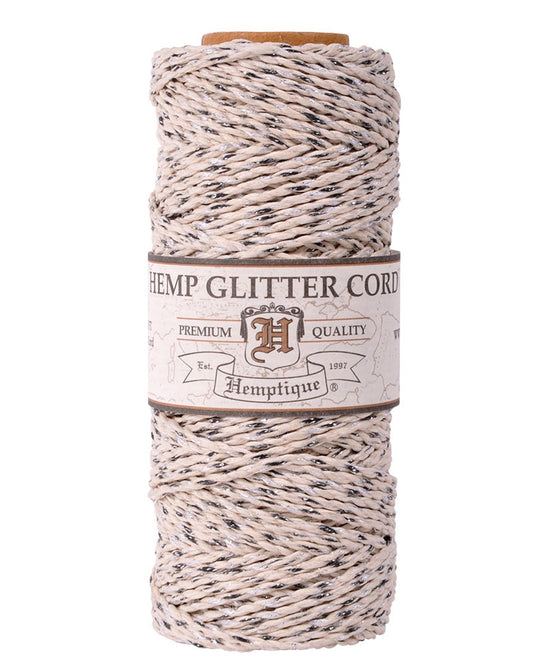 Hemp Cord Spools Glitter