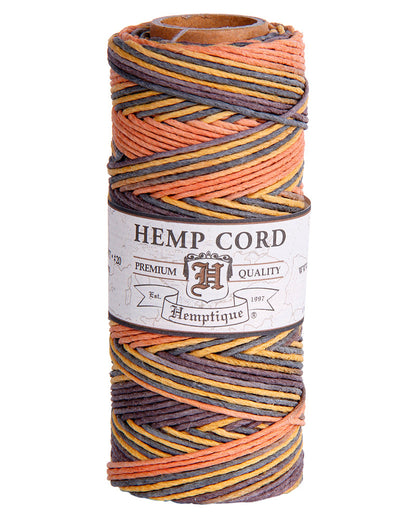#20 (1mm) Variegated Hemp Cord Spools