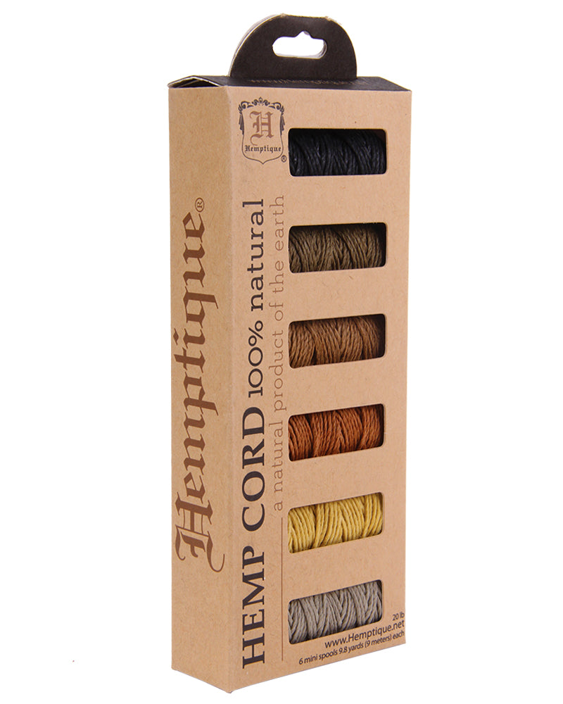 #20 Hemp Cord 6-Pack Mini Spools