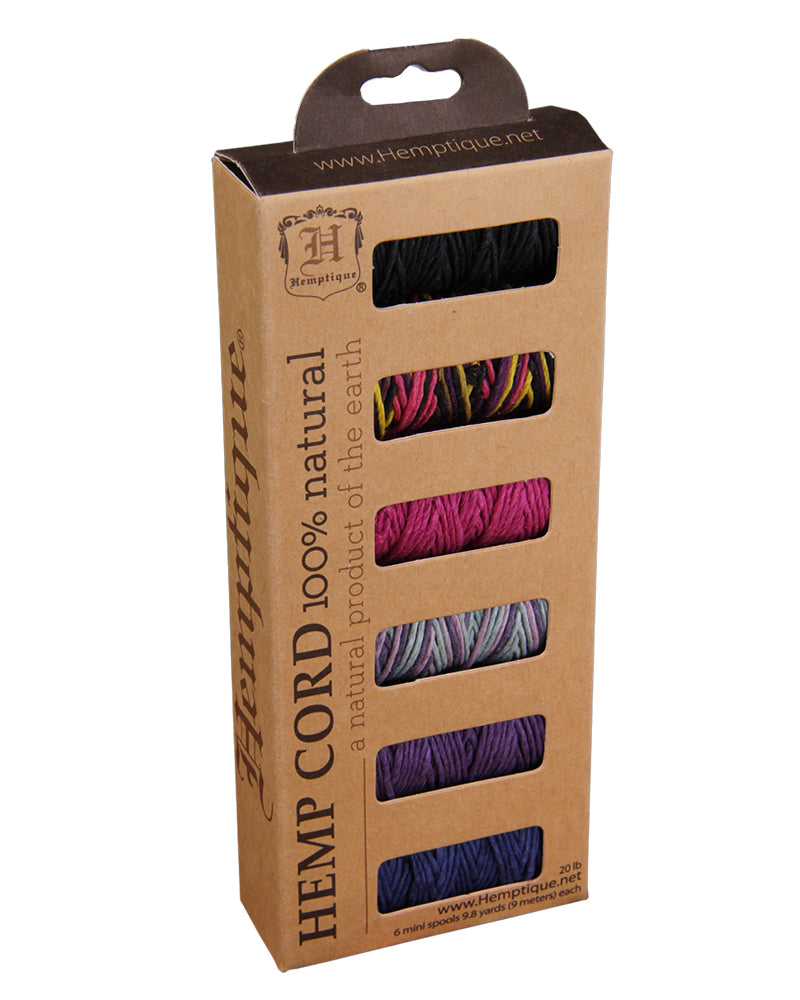 #20 Hemp Cord 6-Pack Mini Spools