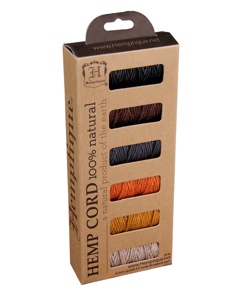 #20 Hemp Cord 6-Pack Mini Spools