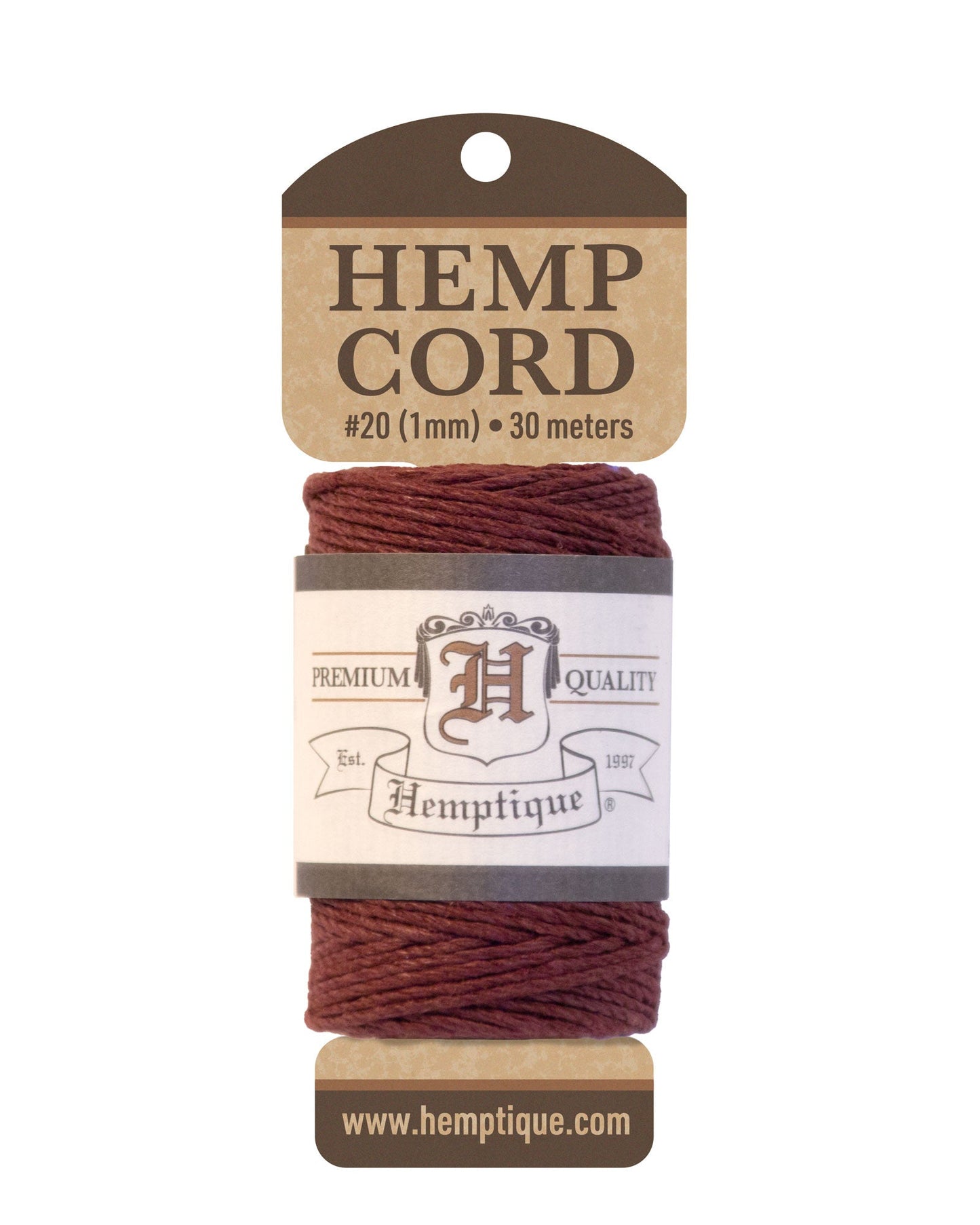 Hemp Cord 30 Meter Mini Spools