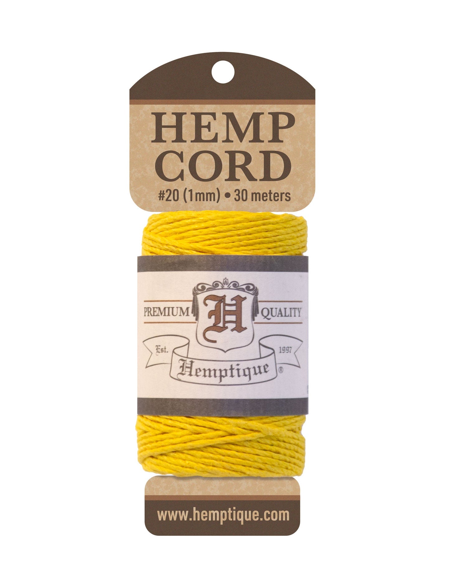 Hemp Cord 30 Meter Mini Spools