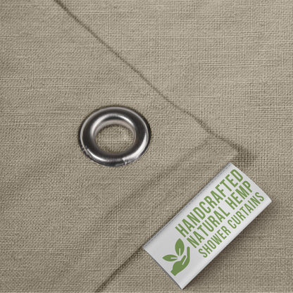 Hemp Shower Curtain – Bath, Tub + Stall Sizes – Made in USA