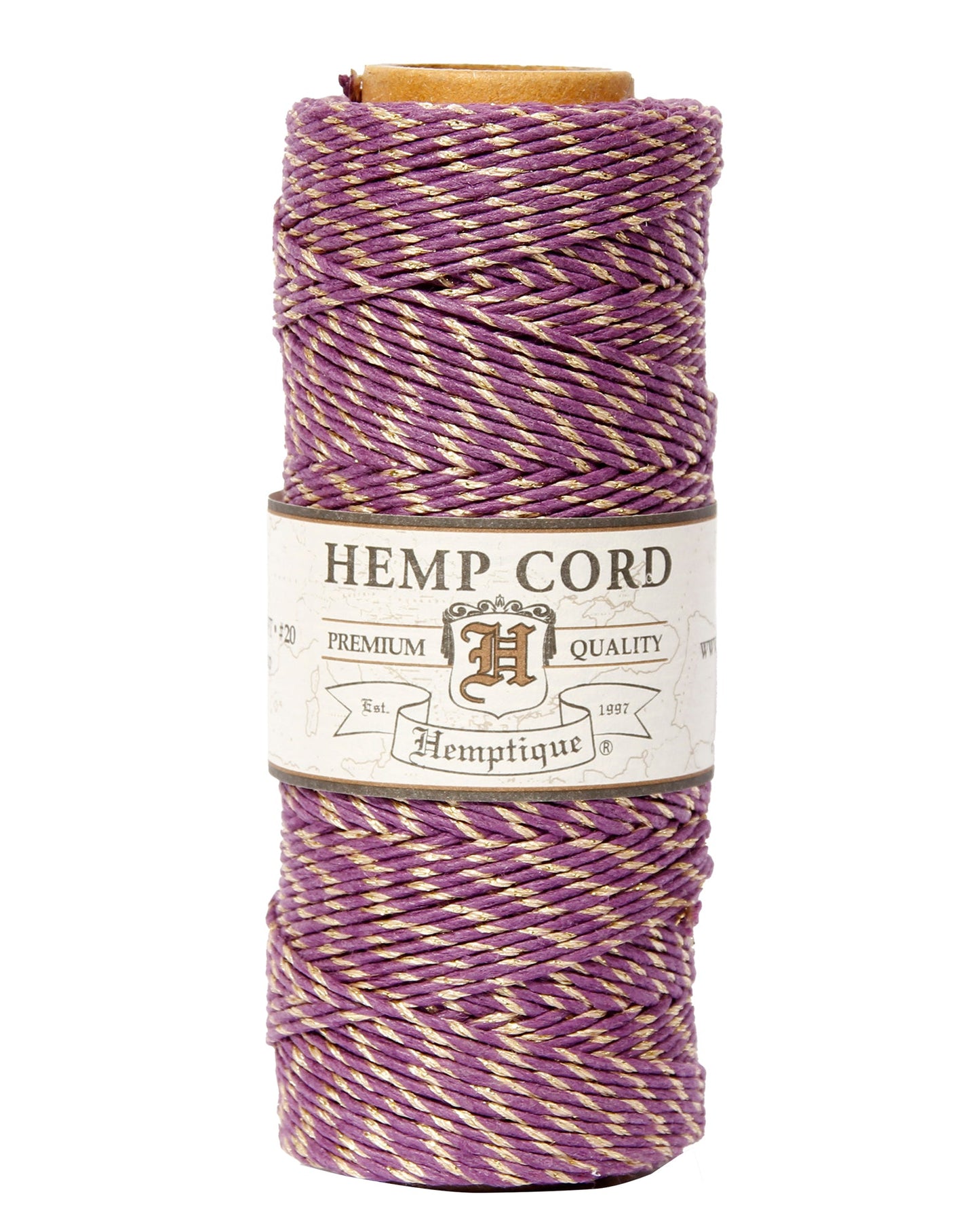 #20 (1mm) Hemp Cord Metallic Spools