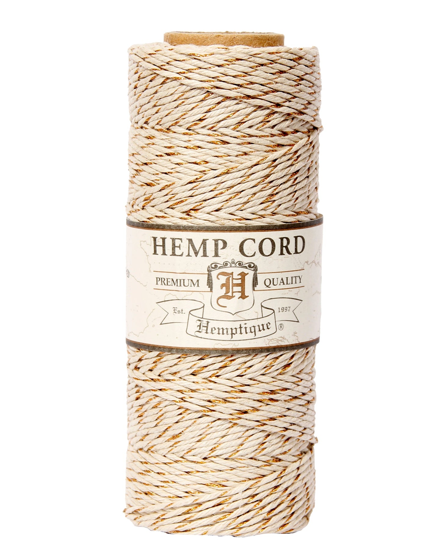 #20 (1mm) Hemp Cord Metallic Spools