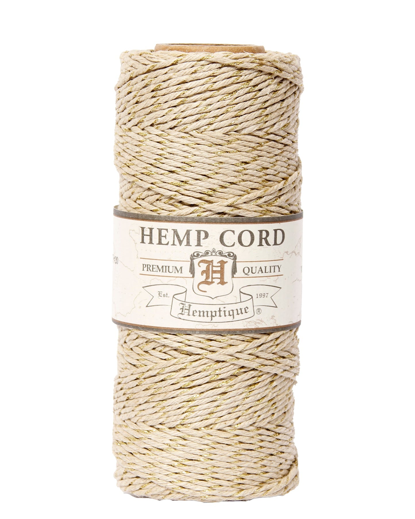 #20 (1mm) Hemp Cord Metallic Spools