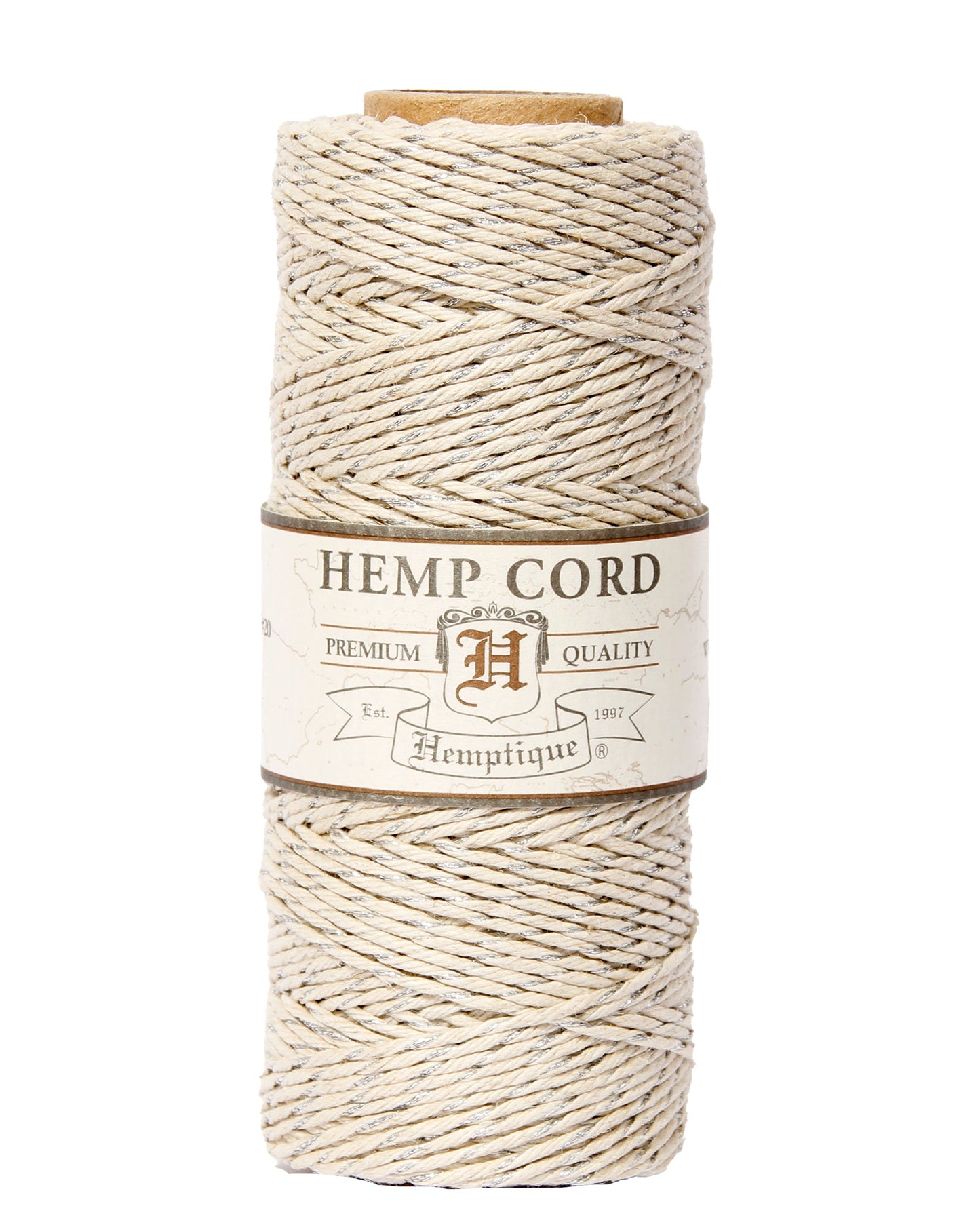 #20 (1mm) Hemp Cord Metallic Spools