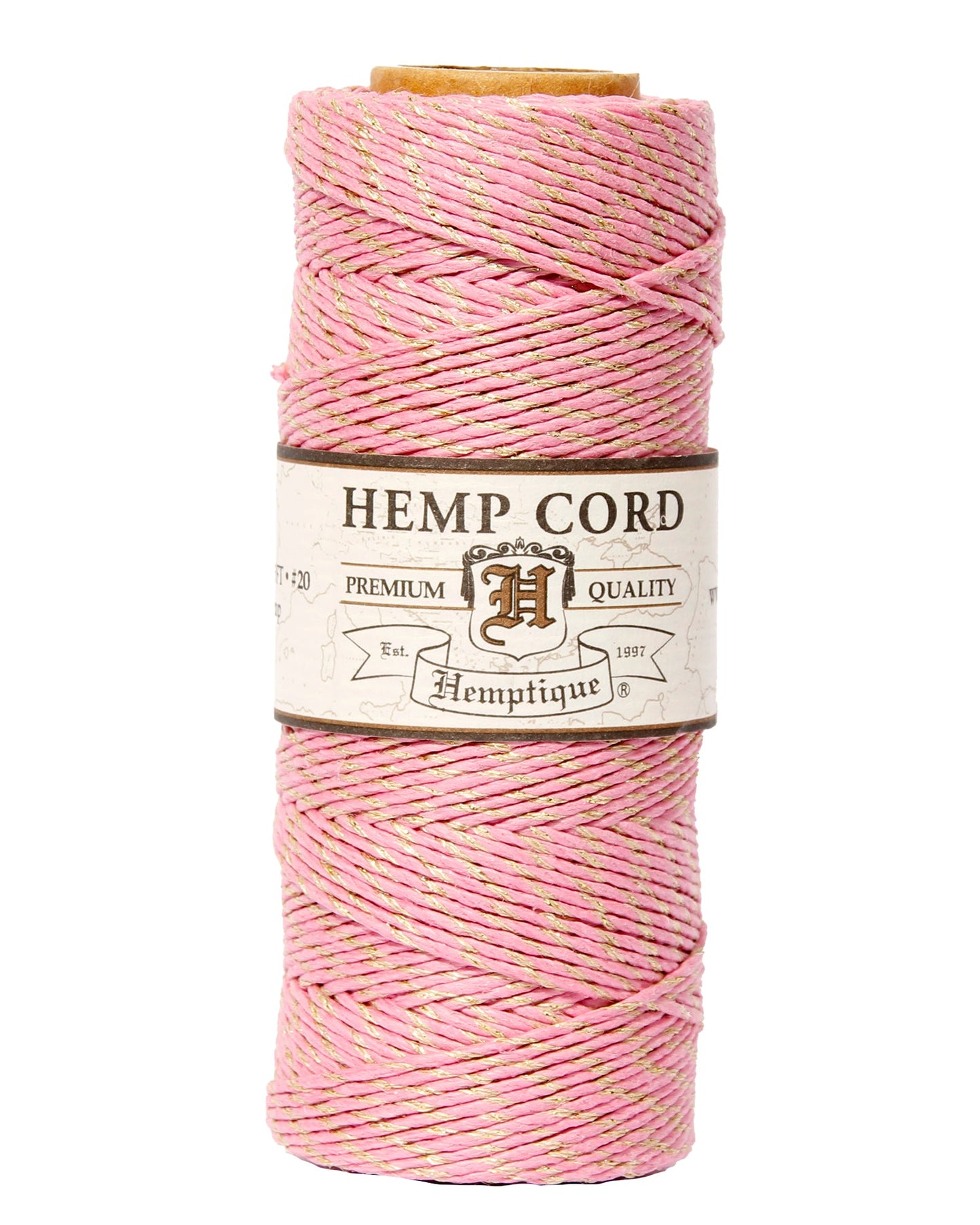 #20 (1mm) Hemp Cord Metallic Spools