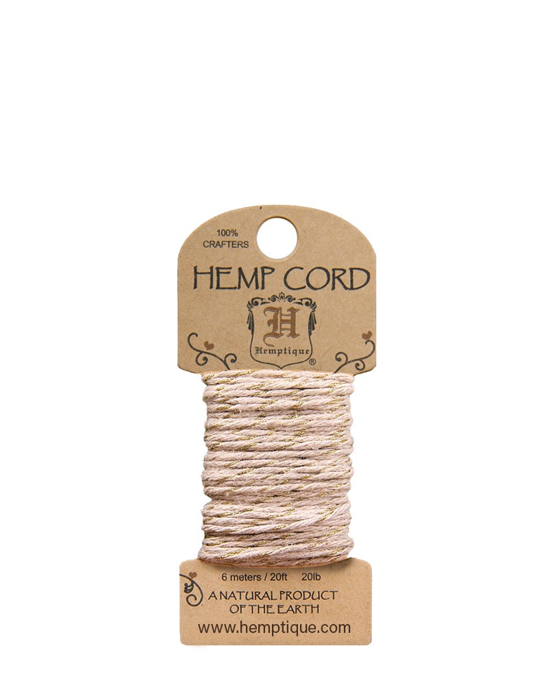 #20 (1mm) Hemp Cord Mini-Cards