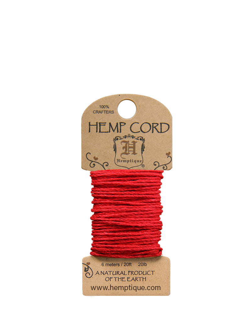 #20 (1mm) Hemp Cord Mini-Cards