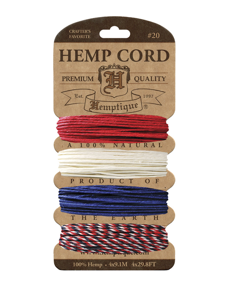 #20 (1mm) Hemp Cord Cards