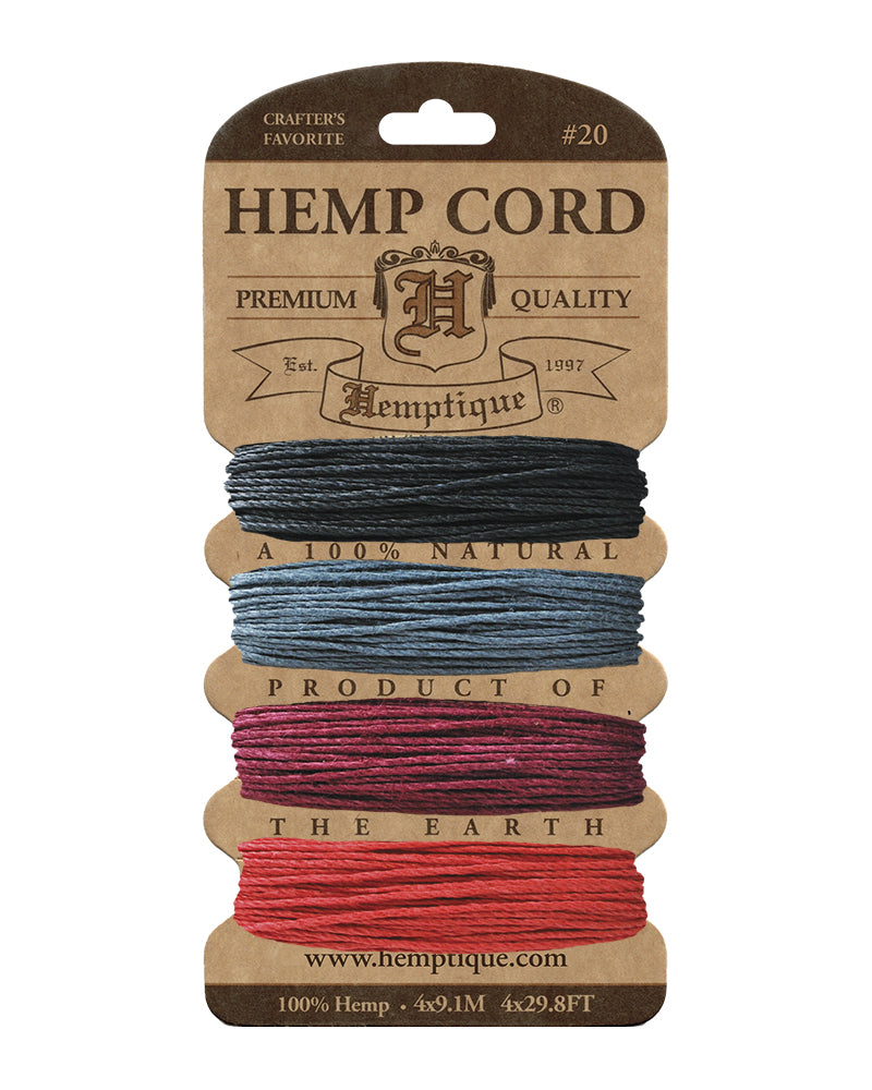 #20 (1mm) Hemp Cord Cards